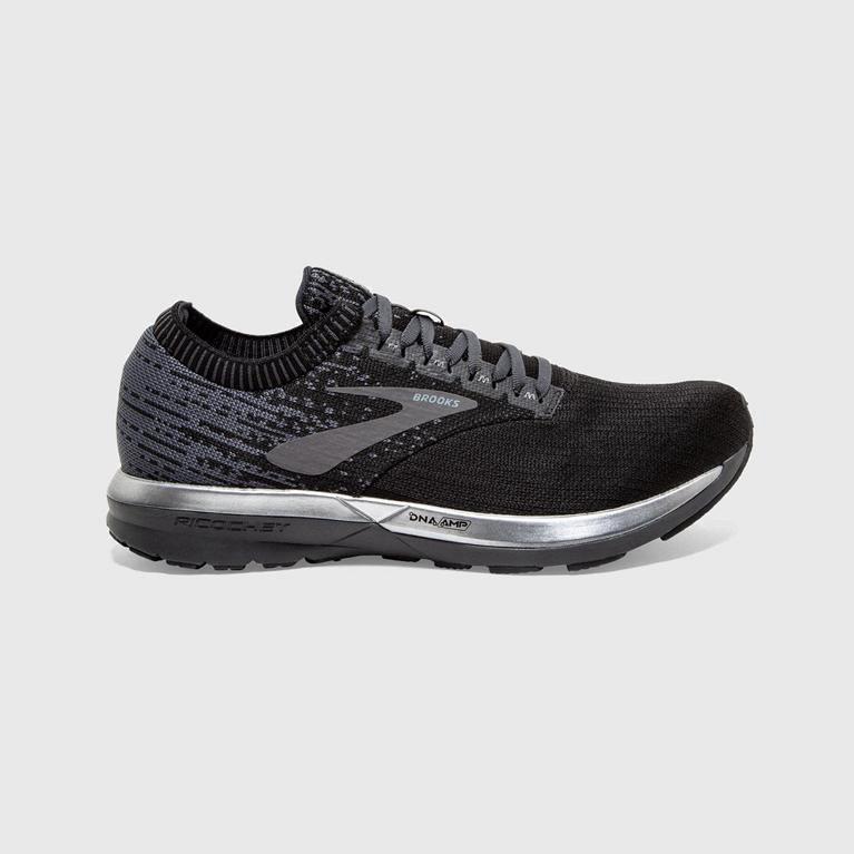 Brooks Men's Ricochet Road Running Shoes Singapore - Grey (10458-NAVG)